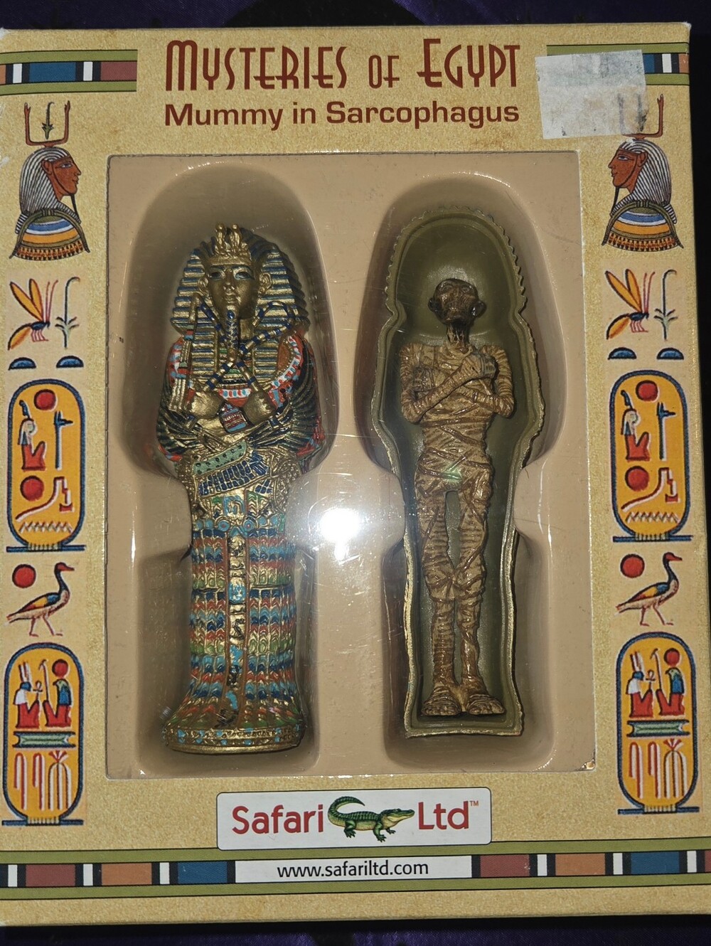 Vintage 2005 Safari Ltd Mysteries of Egypt: Mummy in Sarcophagus